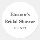 Search for black and white bridal shower stickers Unique