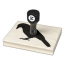 Search for bird rubber stamps Crow