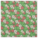 Search for strawberry pattern fabric Red