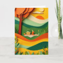 Search for under the trees cards Colourful