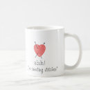 Search for funny knitting mugs Handmade