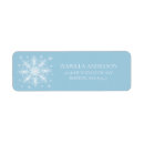 Search for winter blue return address labels Boy