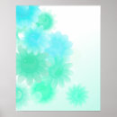 Search for turquoise flowers posters Vintage