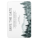 Search for mountain save the date magnets Pine trees