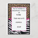 Search for cheetah print invitations Wild