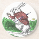 Search for rabbit coasters Alice in wonderland