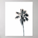 Search for palm trees posters Black and white
