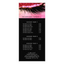 Search for hair salon menu rack cards Beauty