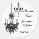 Search for chandelier wedding stickers White