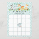Search for safari games baby shower invitations Bingo