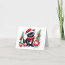 Search for black santa christmas cards Kitten