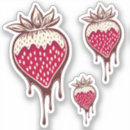 Search for valentines chocolate stickers Strawberry