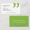 Search for librarian business cards Editor