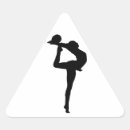 Search for silhouette gymnast stickers Girl