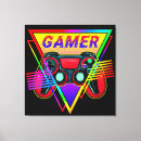 Search for gamer canvas prints Colourful
