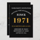 Search for for her 50th birthday invitations Gold