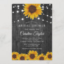 Search for rustic sunflower bridal shower invitations String lights