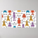 Search for robot pattern art Background