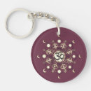 Search for sun and stars key rings Gold