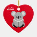 Search for koala christmas tree decorations Animal