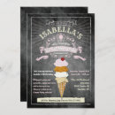 Search for ice cream parlour invitations Vintage
