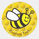 Search for cute cartoon bee stickers Insect