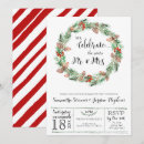 Search for christmas engagement party invitations Watercolor