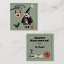 Search for teacher halloween cards Black cat