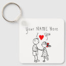 Search for i love names key rings Heart