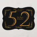 Search for 52nd birthday invitations Elegant