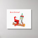 Search for santa canvas prints Animal