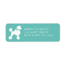 Search for toy poodle return address labels Standard