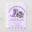 Search for purple cow print invitations For her