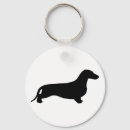 Search for black silhouette key rings Dog