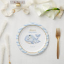 Search for whale paper plates Baby shower