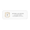 Search for fancy initial return address labels Modern