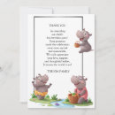 Search for hippo thank you cards Cute