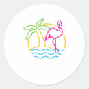 Search for vintage flamingo stickers Pink