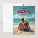 Search for aussie flag postcards Kangaroo