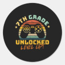 Search for seventh grade stickers First day of school