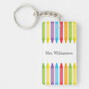 Search for crayons key rings Teacher appreciation