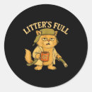 Search for no littering stickers Cat parody