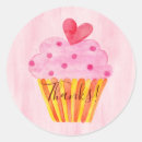 Search for cupcake thank you stickers Bakery