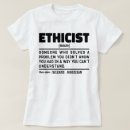 Search for ethics tshirts Job
