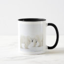 Search for polar bear in snow mugs Animal