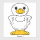 Search for cute white duck stickers Funny