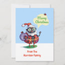 Search for insect christmas cards Santa