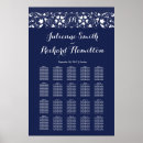 Search for 20 table wedding seating charts Navy blue