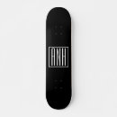 Search for cool design skateboards Black and white