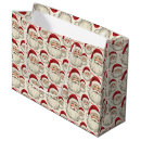 Search for vintage santa claus gift bags Red